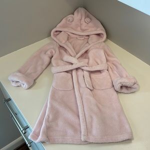 Soft pink hooded robe from Baby Gap, 5